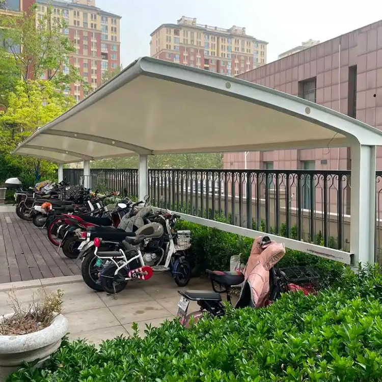 河南蒙古族自治县膜结构电动车棚